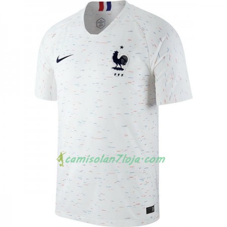 Camisola França 2º Equipamento Mundial 2018 Manga Curta